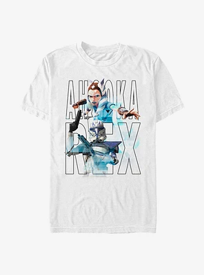 Star Wars: The Clone Wars Classic Names Ahsoka & Rex T-Shirt