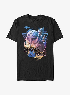 Star Wars: The Clone Wars Triangular Ahsoka & Rex T-Shirt