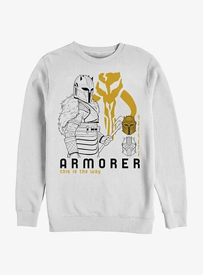 Star Wars The Mandalorian Armorer Crew Sweatshirt