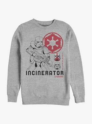 Star Wars The Mandalorian Incincerator Trooper Crew Sweatshirt