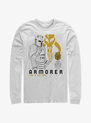 Star Wars The Mandalorian Armorer Long-Sleeve T-Shirt