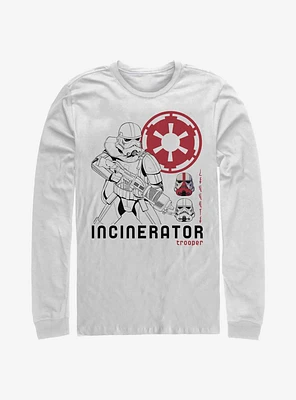 Star Wars The Mandalorian Incincerator Trooper Long-Sleeve T-Shirt