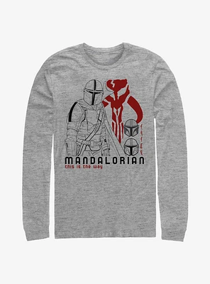 Star Wars The Mandalorian Mando Way Long-Sleeve T-Shirt