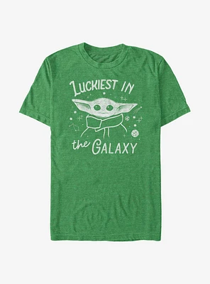 Star Wars The Mandalorian Child Luckiest Galaxy T-Shirt