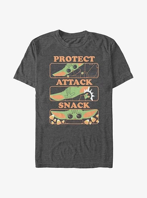 Star Wars The Mandalorian Child Protect And Snack T-Shirt