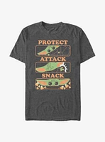Star Wars The Mandalorian Child Protect And Snack T-Shirt