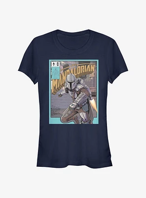 Star Wars The Mandalorian Flight Poster Girls T-Shirt