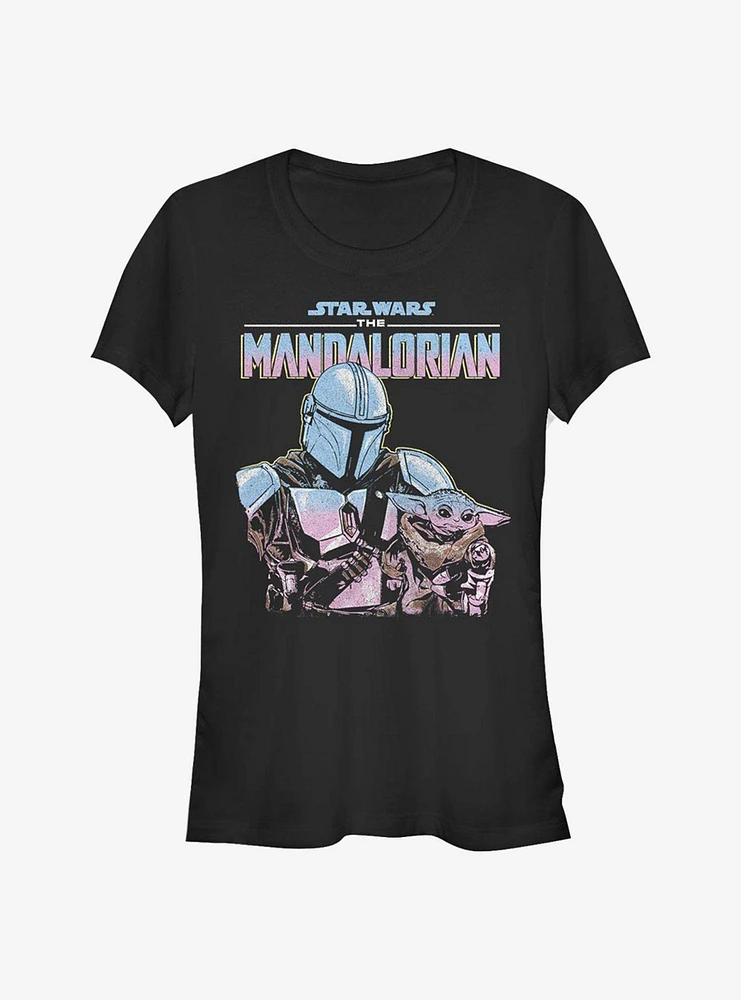 Star Wars The Mandalorian Mando Lone Wolf Girls T-Shirt