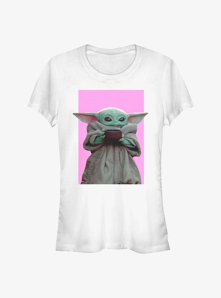 Star Wars The Mandalorian Pink Child Girls T-Shirt