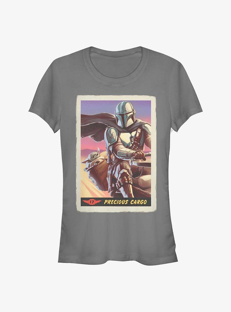 Star Wars The Mandalorian Precious Cargo Poster Girls T-Shirt