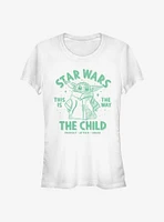 Star Wars The Mandalorian Starry This Is Way Child Girls T-Shirt