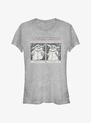 Star Wars The Mandalorian Child Double Tarot Girls T-Shirt