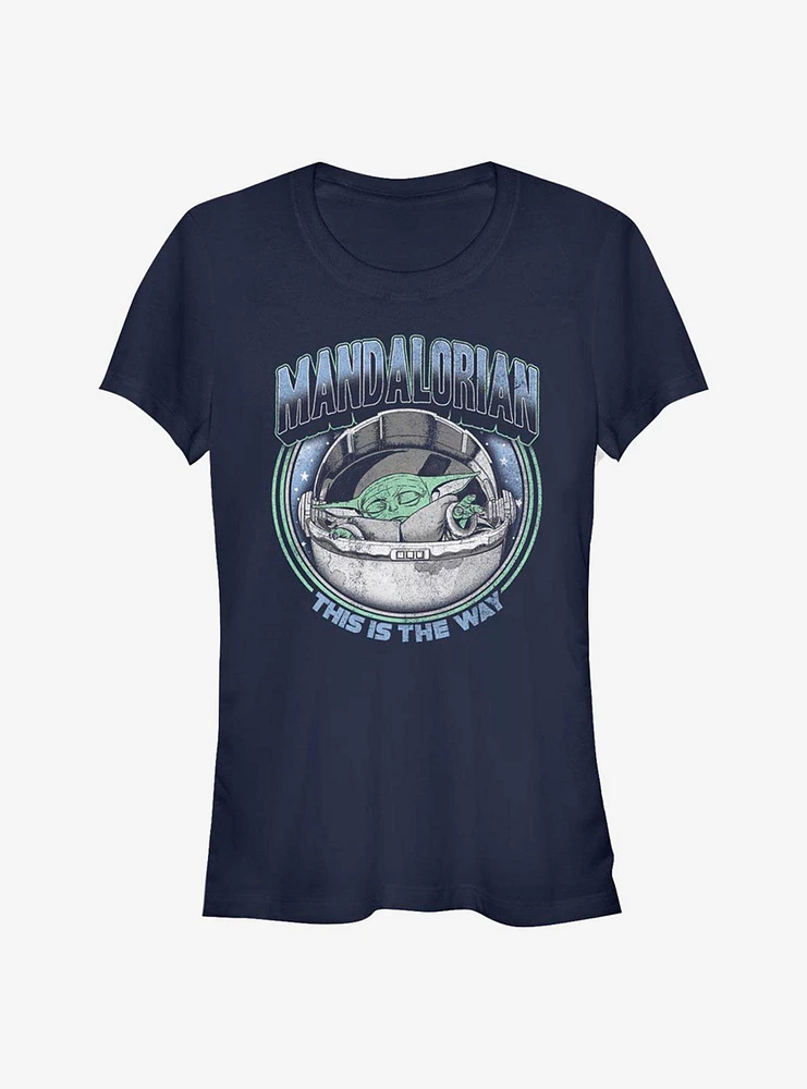 Star Wars The Mandalorian Vintage Magic Child Girls T-Shirt