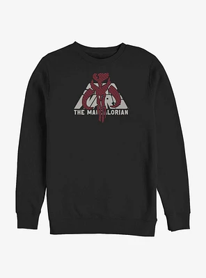 Star Wars The Mandalorian Mando Logo Crew Sweatshirt