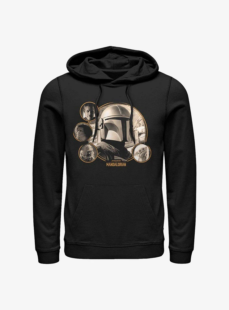 Star Wars The Mandalorian Group Bubbles Hoodie