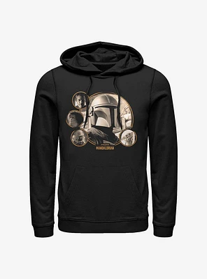 Star Wars The Mandalorian Group Bubbles Hoodie