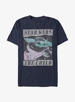 Star Wars The Mandalorian Child Grunge Photo T-Shirt