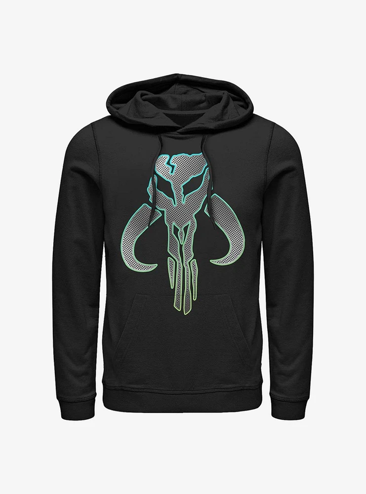 Star Wars The Mandalorian Mando Silver Hoodie