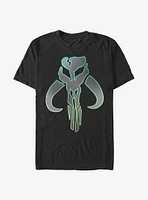 Star Wars The Mandalorian Mando Silver T-Shirt