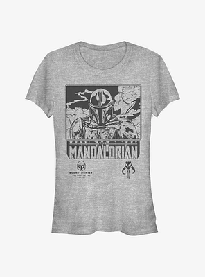 Star Wars The Mandalorian Best Bounty Hunter Girls T-Shirt