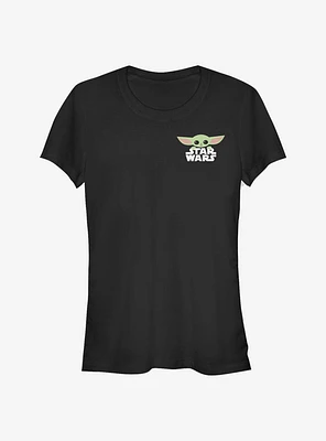 Star Wars The Mandalorian Child Bold Badge Girls T-Shirt