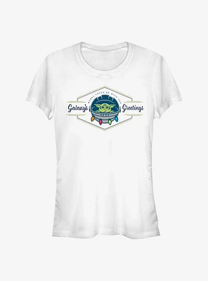 Star Wars The Mandalorian Child Galaxy's Greetings Girls T-Shirt