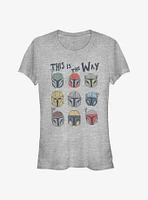 Star Wars The Mandalorian Way Helmets Girls T-Shirt