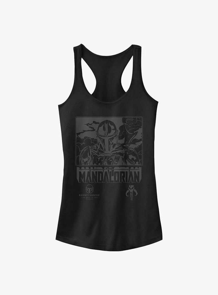 Star Wars The Mandalorian Best Bounty Hunter Girls Tank