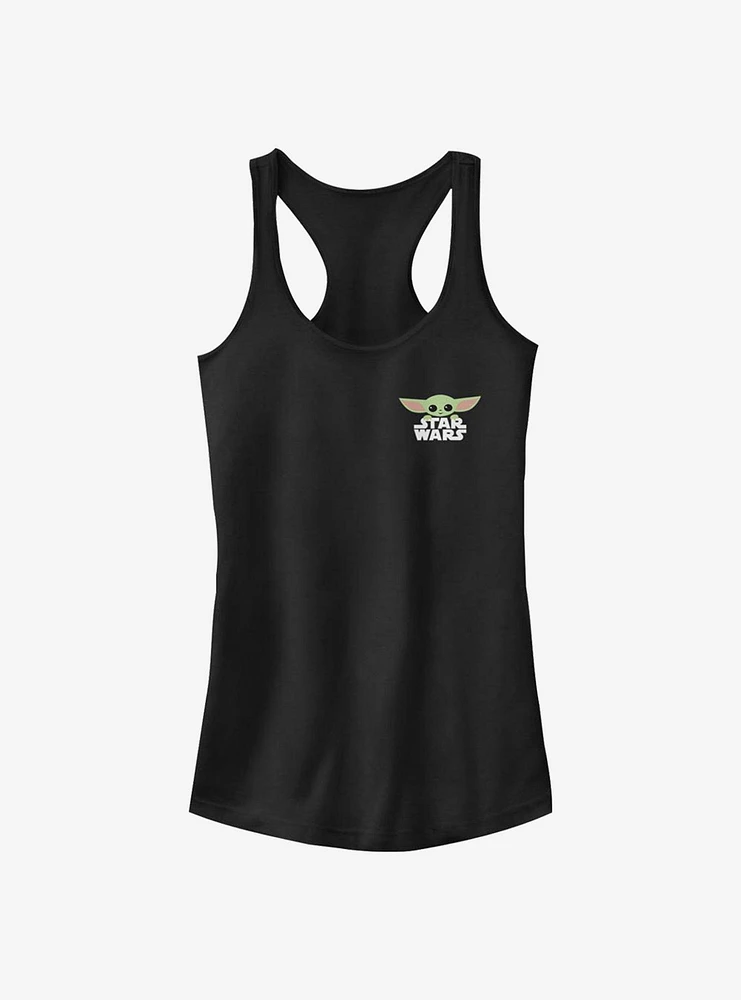 Star Wars The Mandalorian Child Bold Badge Girls Tank