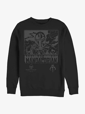 Star Wars The Mandalorian Best Bounty Hunter Crew Sweatshirt