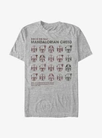 Star Wars The Mandalorian Helmet Grid T-Shirt