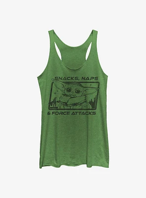 Star Wars The Mandalorian Child Snacks And Naps Girls Tank