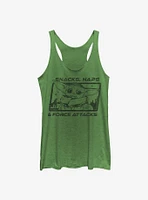 Star Wars The Mandalorian Child Snacks And Naps Girls Tank