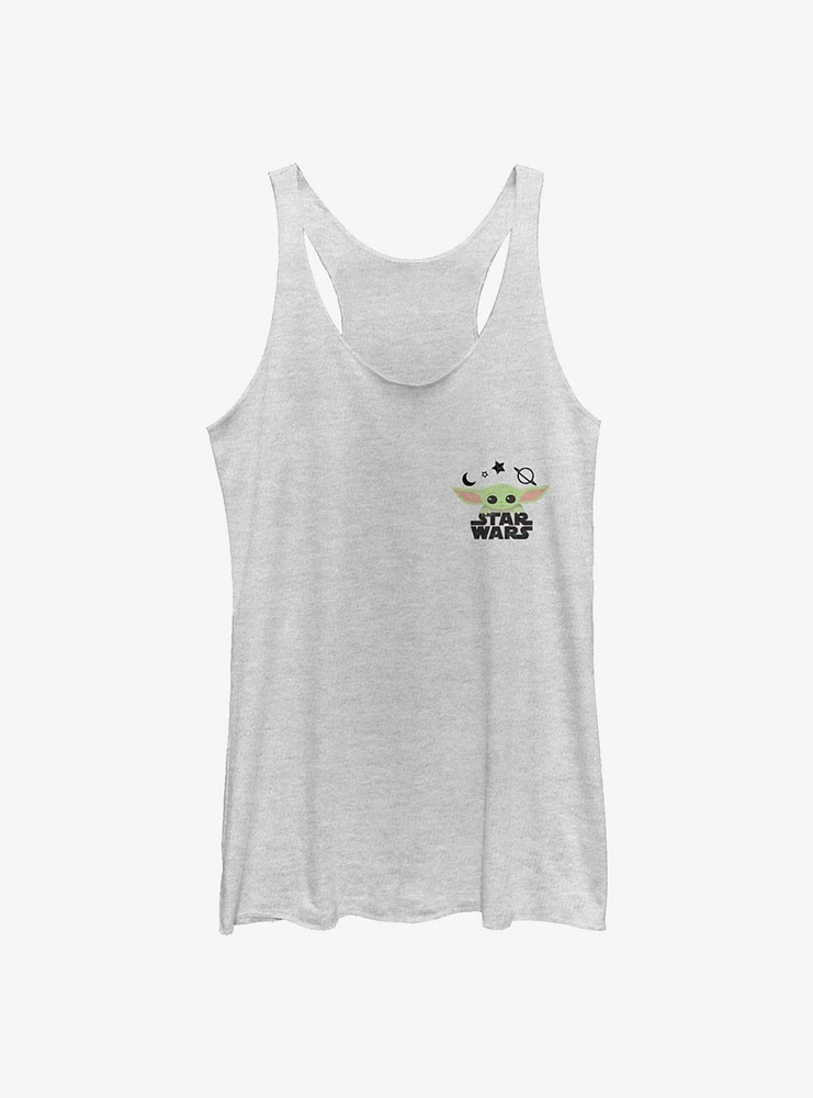 Star Wars The Mandalorian Child Badge Girls Tank