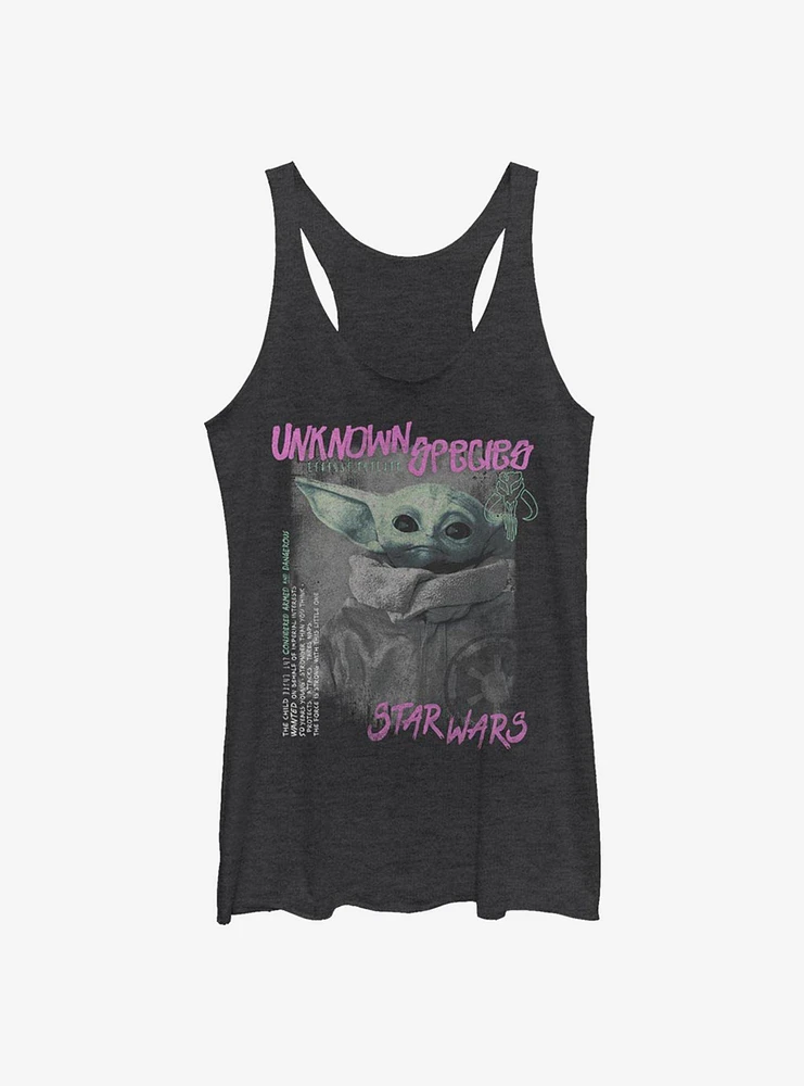 Star Wars The Mandalorian Child Unknown Species Girls Tank