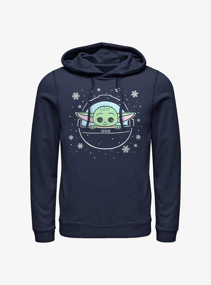 Star Wars The Mandalorian Child Loves Snow Hoodie