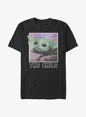Star Wars The Mandalorian Child Cosmic Frame T-Shirt