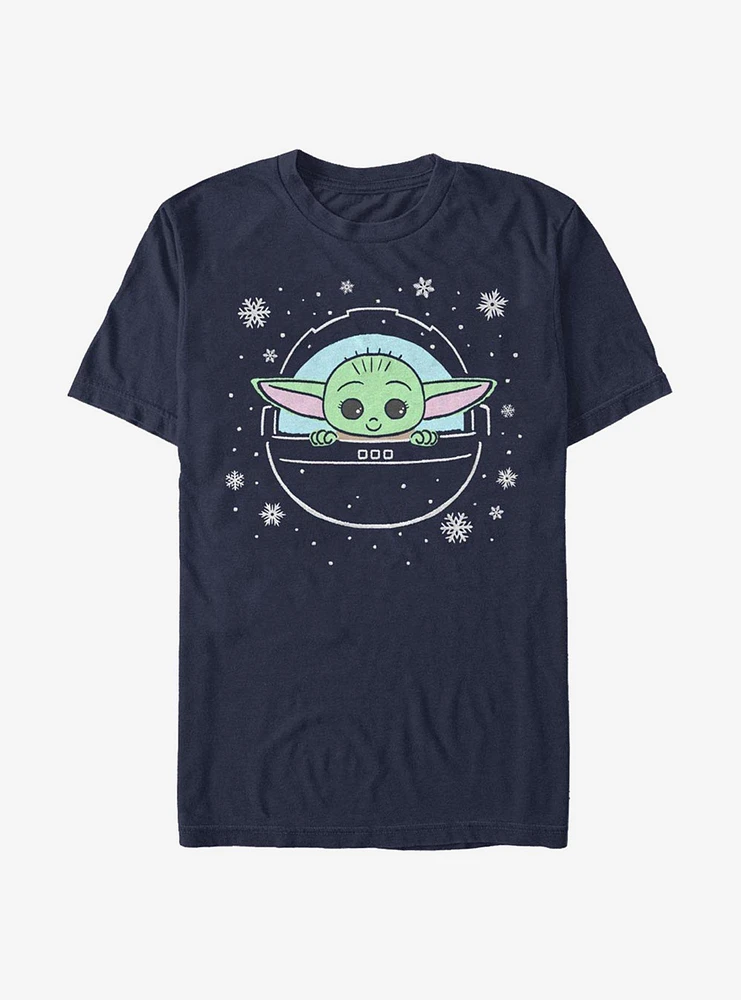 Star Wars The Mandalorian Child Loves Snow T-Shirt