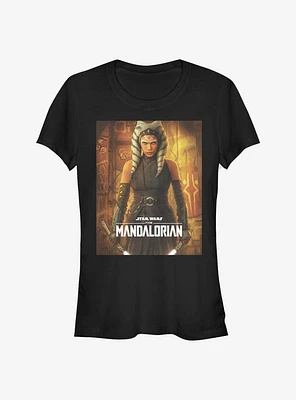 Star Wars The Mandalorian Ahsoka Poster Girls T-Shirt