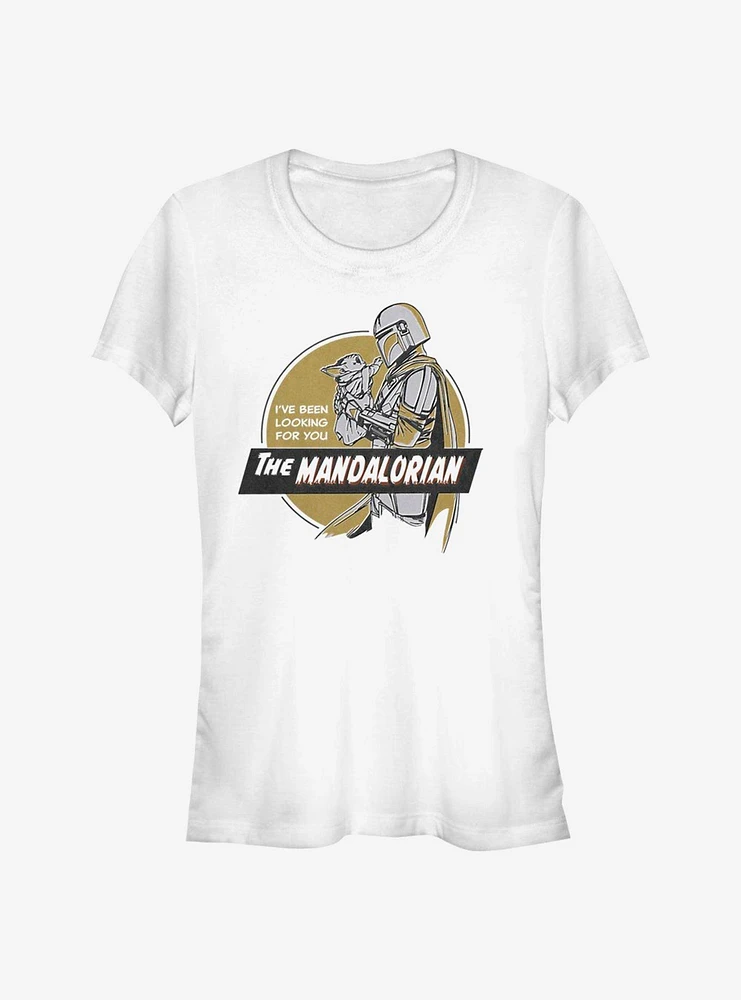 Star Wars The Mandalorian Looking For Child Girls T-Shirt