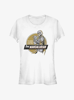 Star Wars The Mandalorian Looking For Child Girls T-Shirt