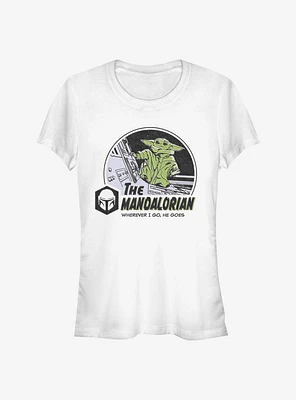Star Wars The Mandalorian Child Space Girls T-Shirt