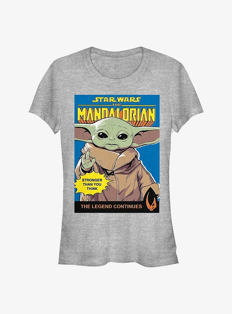 Star Wars The Mandalorian Child stronger Poster Girls T-Shirt
