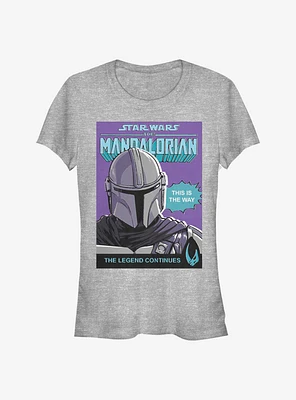 Star Wars The Mandalorian This Is Way Poster Girls T-Shirt