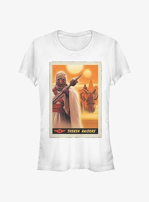 Star Wars The Mandalorian Tusken Raiders Poster Girls T-Shirt