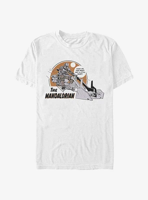 Star Wars The Mandalorian Mando Speeder T-Shirt