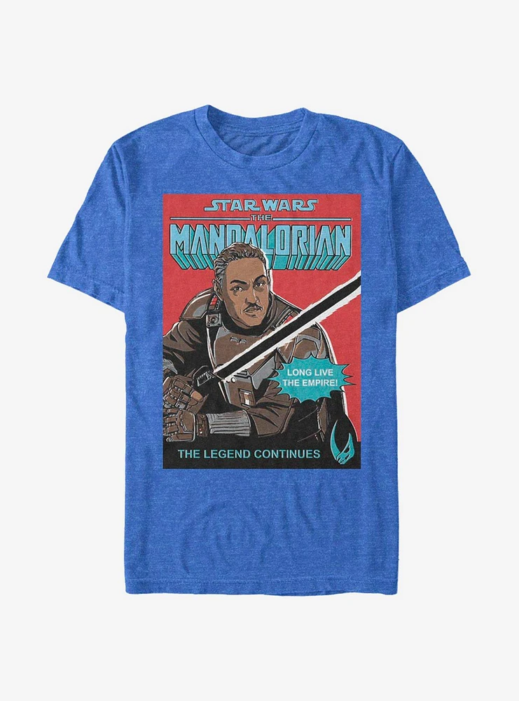 Star Wars The Mandalorian Moff Long Live Poster T-Shirt