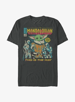 Star Wars The Mandalorian Child Comic Poster T-Shirt
