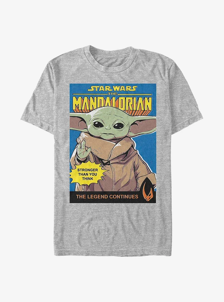 Star Wars The Mandalorian Child stronger Poster T-Shirt