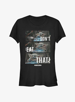 Star Wars The Mandalorian Child Don't Eat That Girls T-Shirt